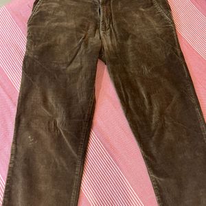 Brown Cotrise Pant