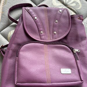 Purple College Bag