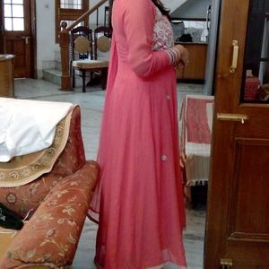 CREPE ANARKALI SUIT