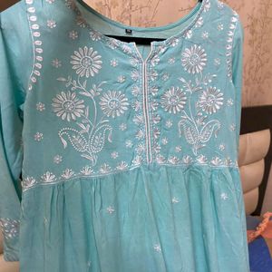 sky blue kurta