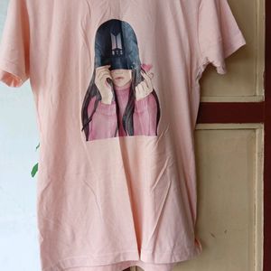 2 Pink Tshirt L Size