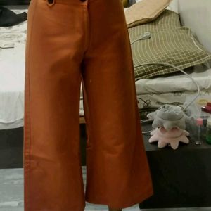 Flared Orange Jeans