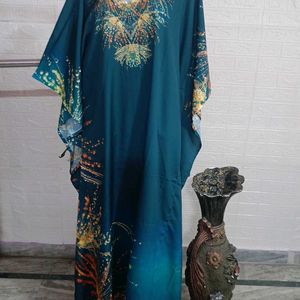 Polycrepe kaftan