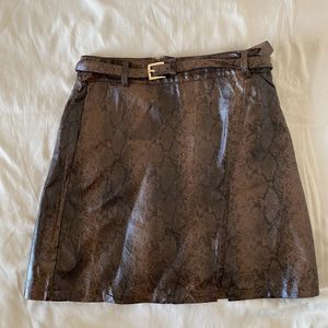 Leather Skirt