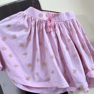 Girls Skirt Top-Ajio