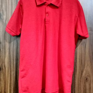 Brand New(38) Red Polo Shirt For Men