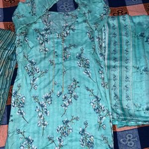 Kurta Set With Plazo And Full Length Dupatta