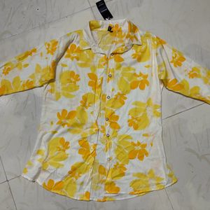 Mango Yellow Shirt For Sale🌟