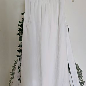 H&M Embellished White Dress