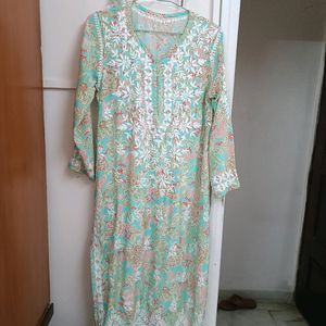 Lukhnow Silk Kurti