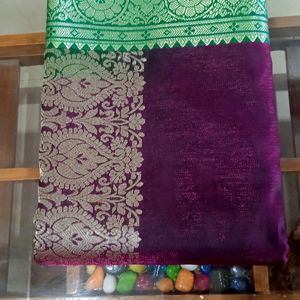 Cotton Silk Plain Saree