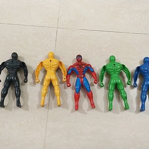 Action Figures Of Hero Fighter Spiderman Look Like