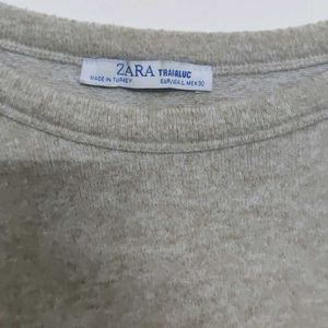 Zara Woolen Crop Top