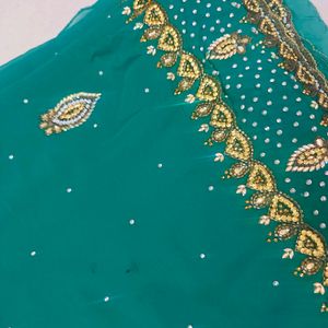 Stone Work Designer Saree