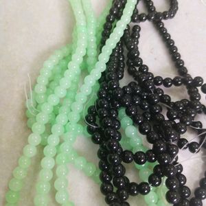 6 Glass Beads String