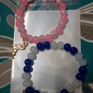 Glass Beads Charms Bracelets Combo