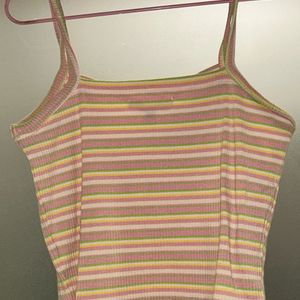 Ginger Pink Spaghetti Strap Top