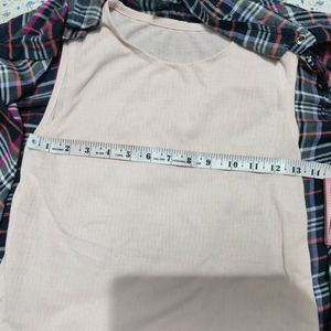 A Shirt With Check Print (Inner Winner Included)