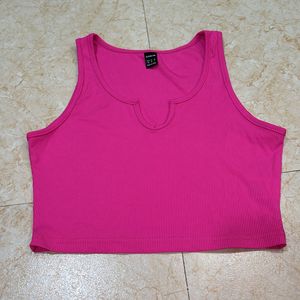 SHEIN HOT PINK TANK TOP NEW