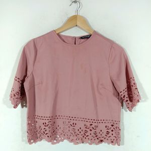 Peach Colour Casual Top (Women's)