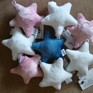 8 Colorful Soft Stars