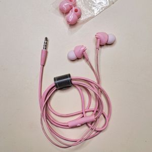 boAt BassHeads 100 M Taffy Pink Earphones