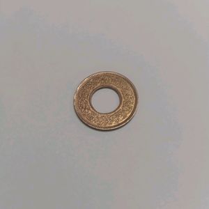 "(Old Round Shape Cut Indian Coin 1945)"