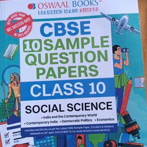 Class 10 Side Books Sample Papers And Question Ban