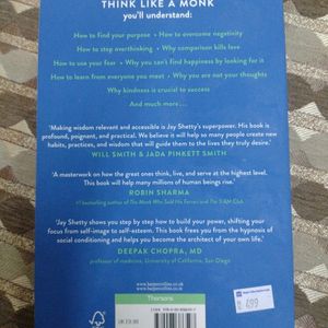 THINK LIKE A MONK BOOK