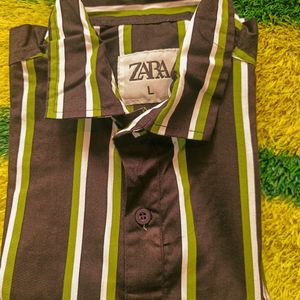 *ZARA Cotton Check Shirt*