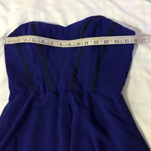 Royal Blue High Low Dress Size xs