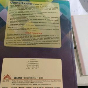 Srijan Maths Booster (Grade 8)