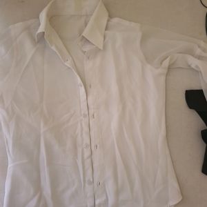 Women White Casual Shirt