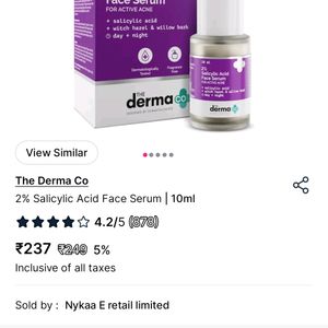 Salicylic Acid Serum ( The Derma Co)