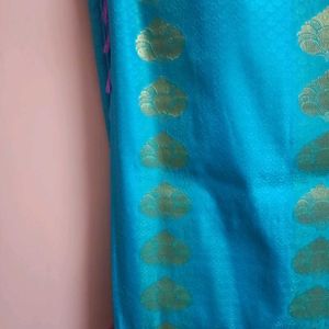 Blue Saree