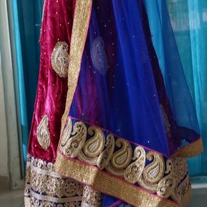 Velvet Lehenga