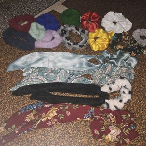 16 Different  Style Scrunchies