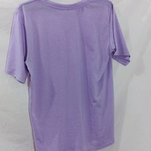 Lavender Color Oversized Tshirt