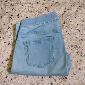 Light Blue Denim Shorts