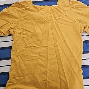 Korean Mustard Color Top