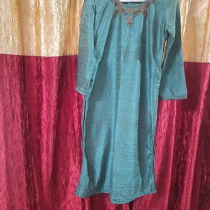 Hand Embroidery Kurta And Dupatta