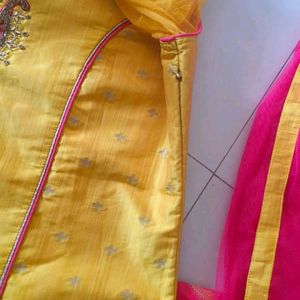 Patiala Suit With Thread Embroidery Work