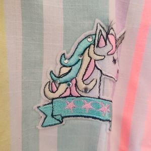 Unicorn Top For Girls