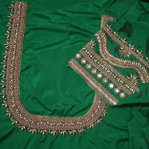 Aari Work Blouse Piece