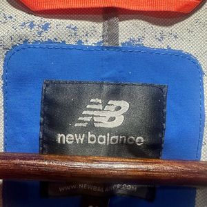 New Balance Blue Hooded Windcheater