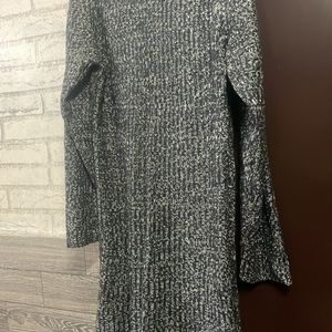 George High Neck Long Woolen Sweater