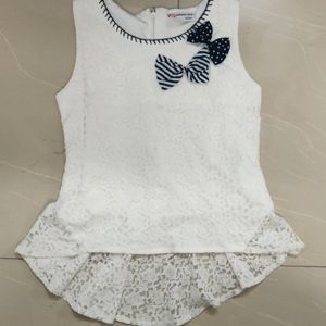 Girls Top White