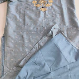 Grey Colour Kurta