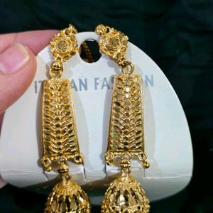 One Gram Gold Plated  Earing