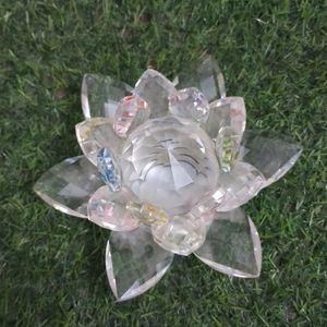 Lotus Glass  Decor Piece